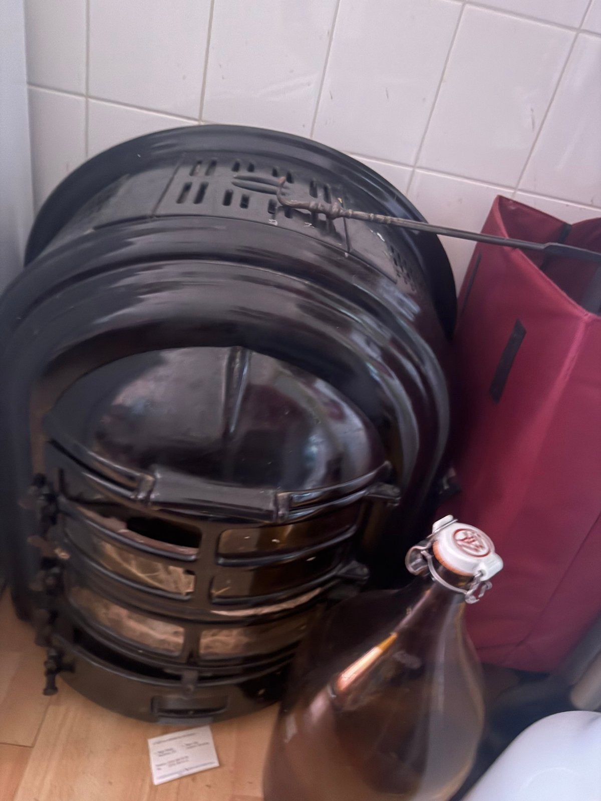 Kolen kachel, Huis en Inrichting, Kachels, Ophalen of Verzenden, Zo goed als nieuw, Hout, Houtkachel