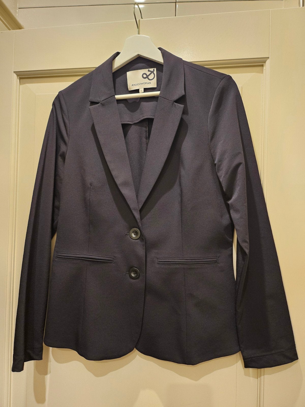 Blazer Phileine zwart &Co Woman L, Zwart, Maat 42/44 (L), Nieuw, Ophalen of Verzenden