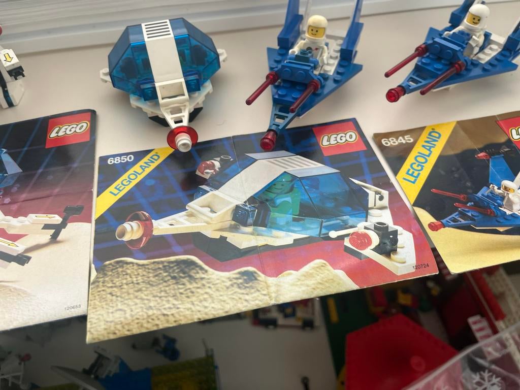 Vintage LEGO Legoland Space sets met instructies sets 6849, Kinderen en Baby's, Speelgoed | Duplo en Lego, Gebruikt, Lego, Ophalen of Verzenden