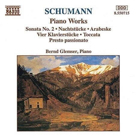 Cd Schumann : Piano works Bernd Glemser Naxos, Kamermuziek, Ophalen of Verzenden, Zo goed als nieuw, Romantiek