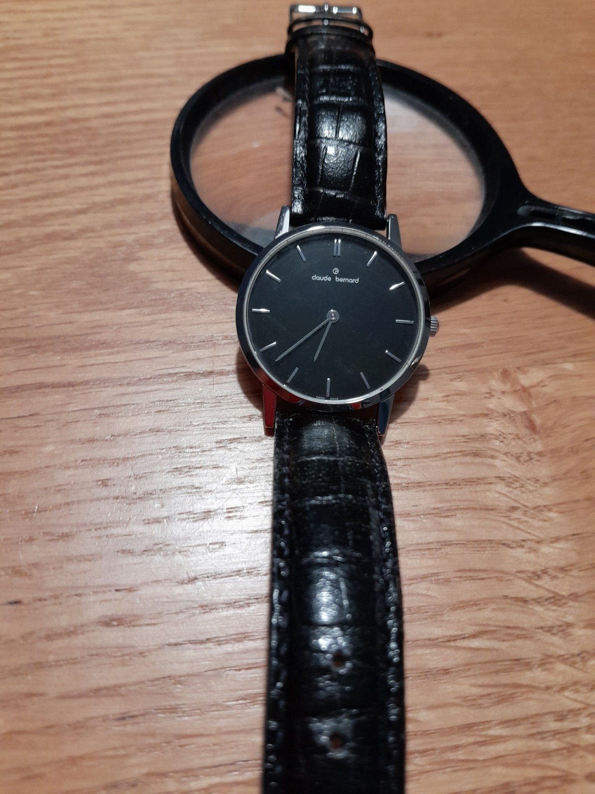 Horloge Claude Bernard. Met aankoop- en garantiebewijs., Overige merken, Leer, Polshorloge, Nieuw