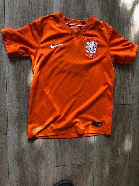 Voetbal T-shirt 137-147, Maat M, Ophalen of Verzenden, Gebruikt, Shirt