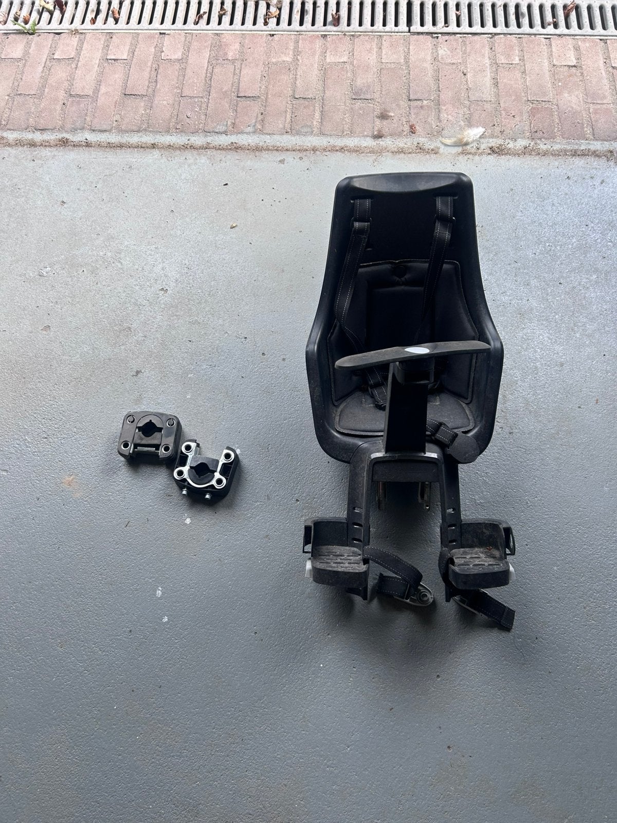 Fietsstoeltje, Ophalen, Gebruikt, Voorzitje