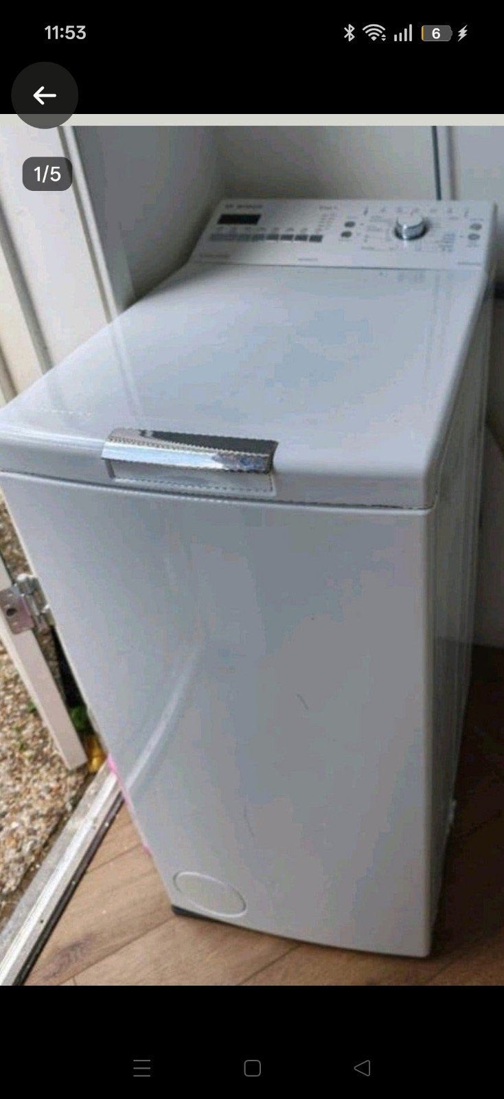 gratis!!!!!!!  Bosch Maxx 6 exclusive bovenlader wasmachine, Witgoed en Apparatuur, Ophalen of Verzenden, Gebruikt, Bovenlader