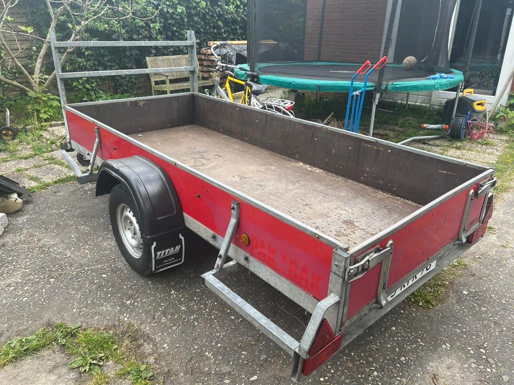 Robuuste ALKO aanhanger bakwagen 300x130, Ophalen, Gebruikt