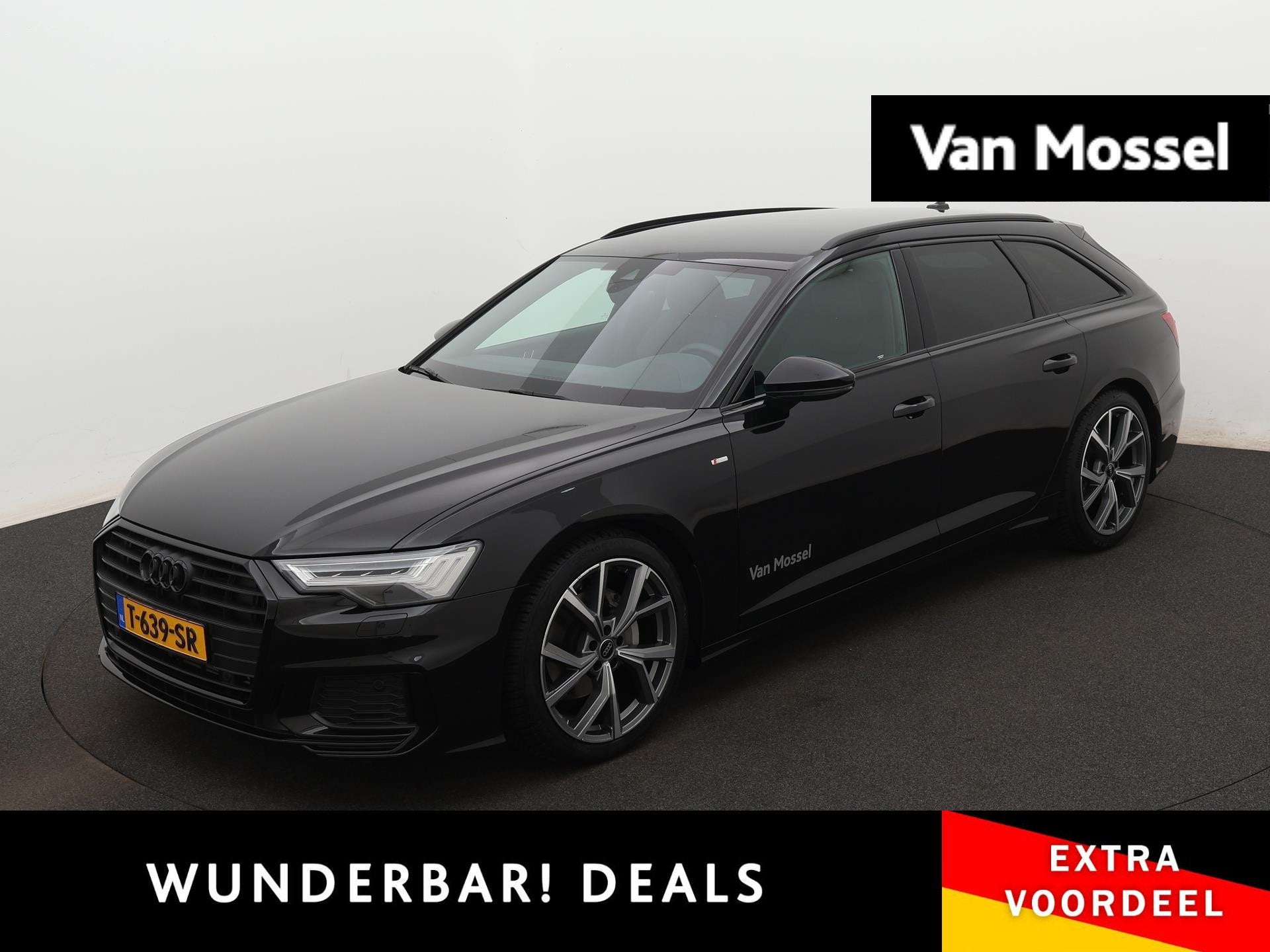 Audi A6 Avant 40 TFSI S edition 204 PK | Automaat | S-line e, Auto's, Audi, 12 maanden, Gebruikt, Leder en Stof, Zwart