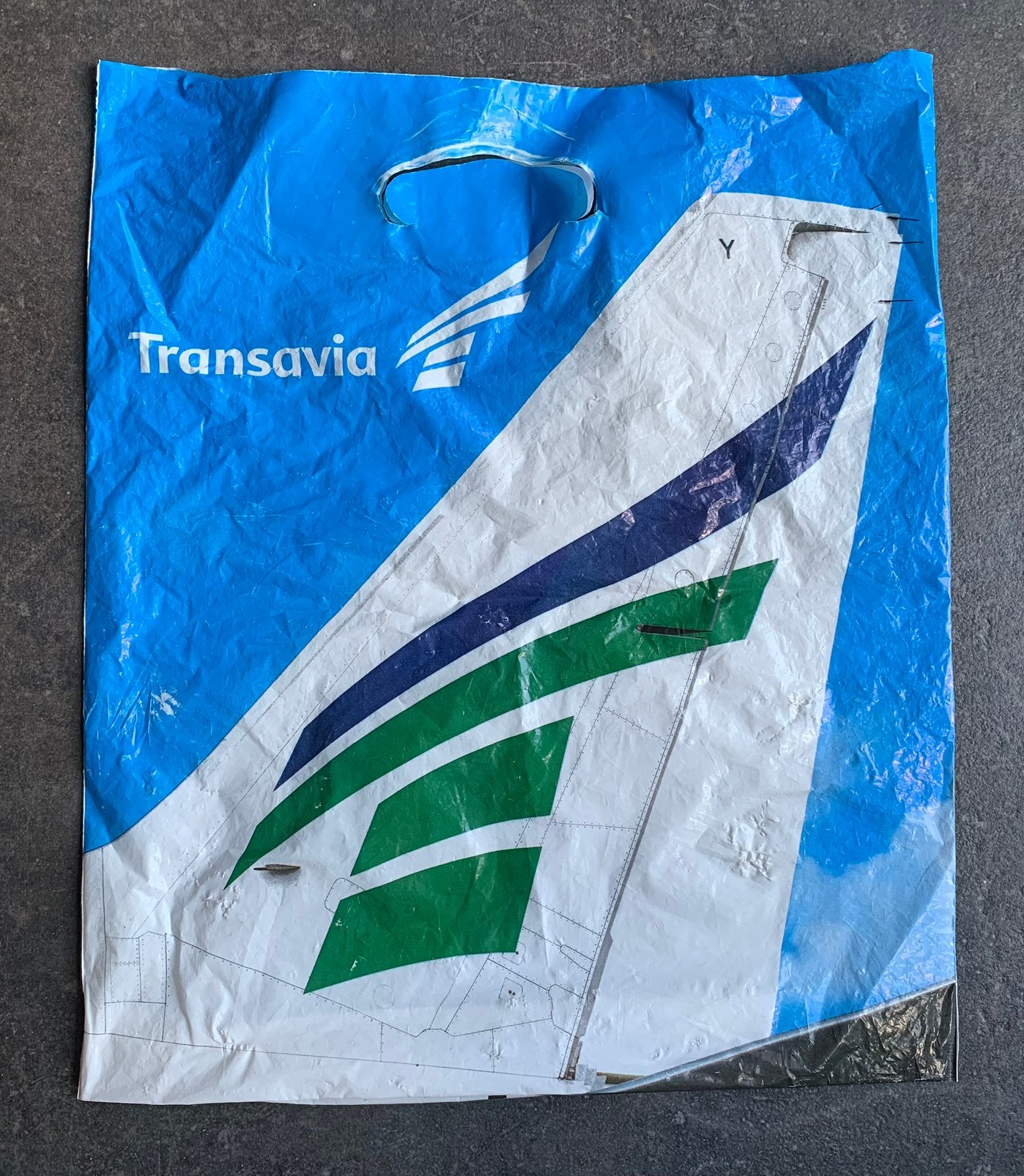 Transavia Plastic Tas, Ophalen of Verzenden