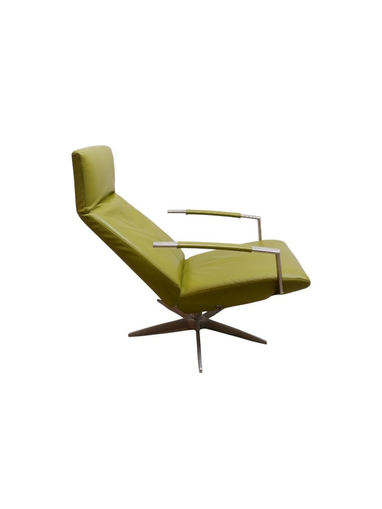 Gealux leren relax fauteuil, Huis en Inrichting, Ophalen, Gebruikt, Rijksstraatweg 37 Wilp, 75 tot 100 cm