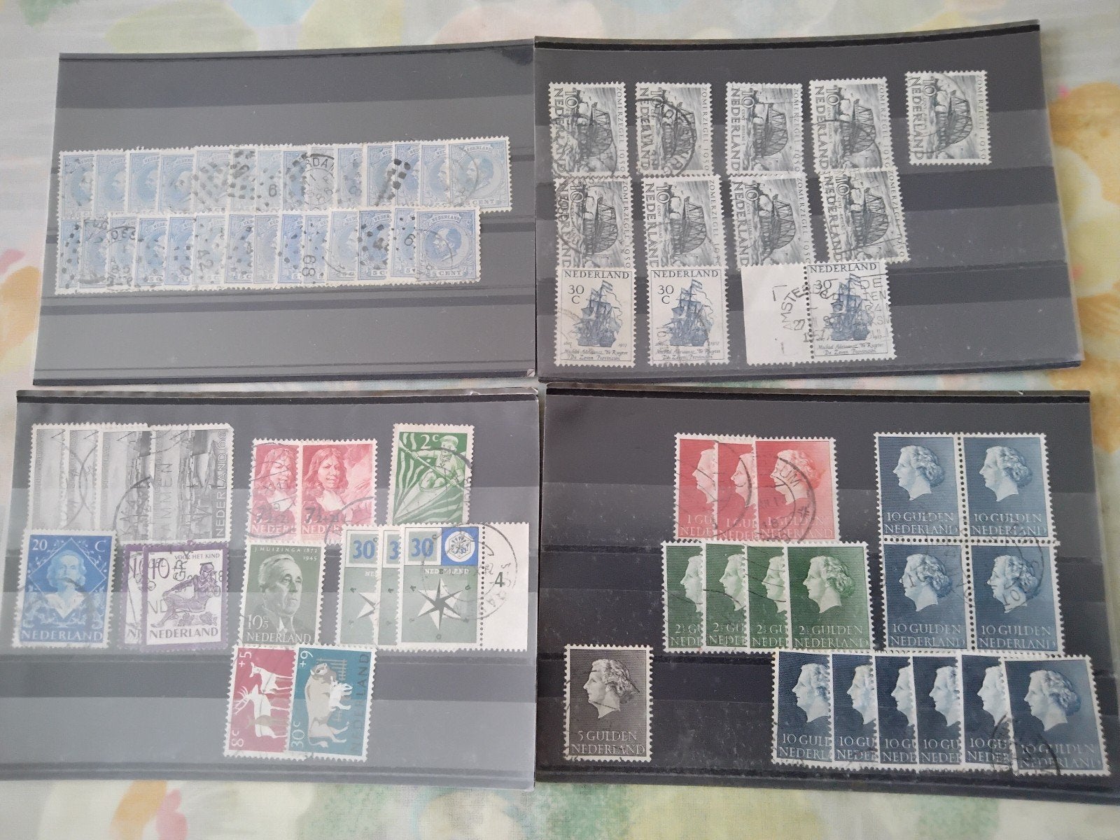 Grote verzameling Nederlandse postzegels op kaartjes, Postzegels en Munten, Postzegels | Volle albums en Verzamelingen, Ophalen of Verzenden