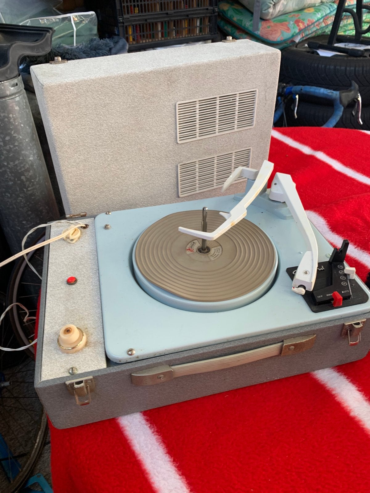 vintage Garrard-platenspeler, draagbare speler jaren 60, Verzenden, Overige merken