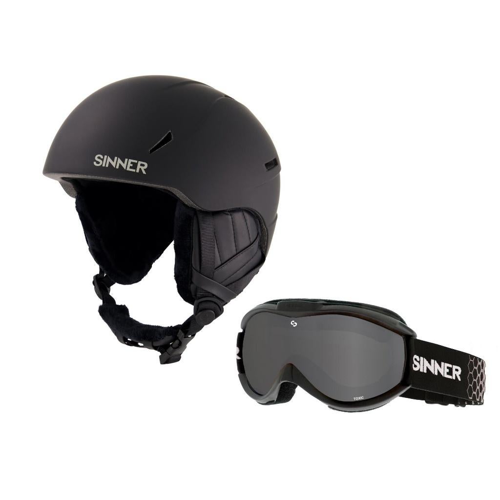 ✅NIEUW✅ Sinner Combi-pack - Crest Skihelm + Toxic Skribril, Overige merken, Overige typen, Nieuw, Ophalen of Verzenden