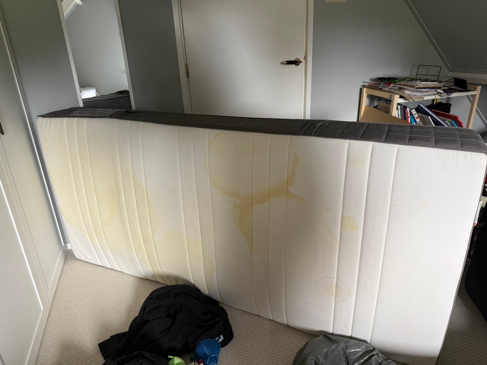 Gratis Ikea Hovag matras 1 persoons, Ophalen, Gebruikt, Eenpersoons, 90 cm