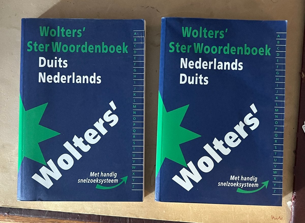 Wolters' Ster Woordenboek: Duits-Nederlands & Nederlands-Dui, Boeken, Woordenboeken, Ophalen of Verzenden, Gelezen, Koenen of Wolters