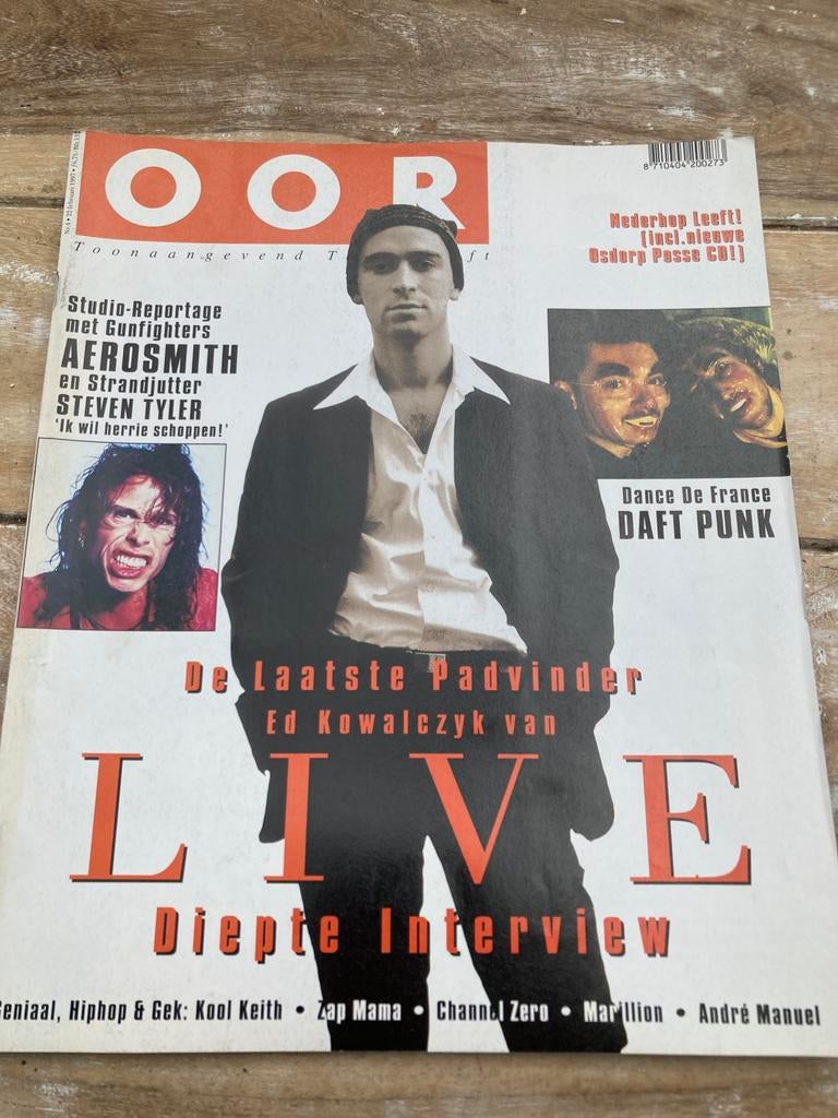 OOR 1997 Steve Hogarth AEROSMITH Daft Punk GINUWINE Chavez, Ophalen of Verzenden, Zo goed als nieuw, Muziek, Film of Tv