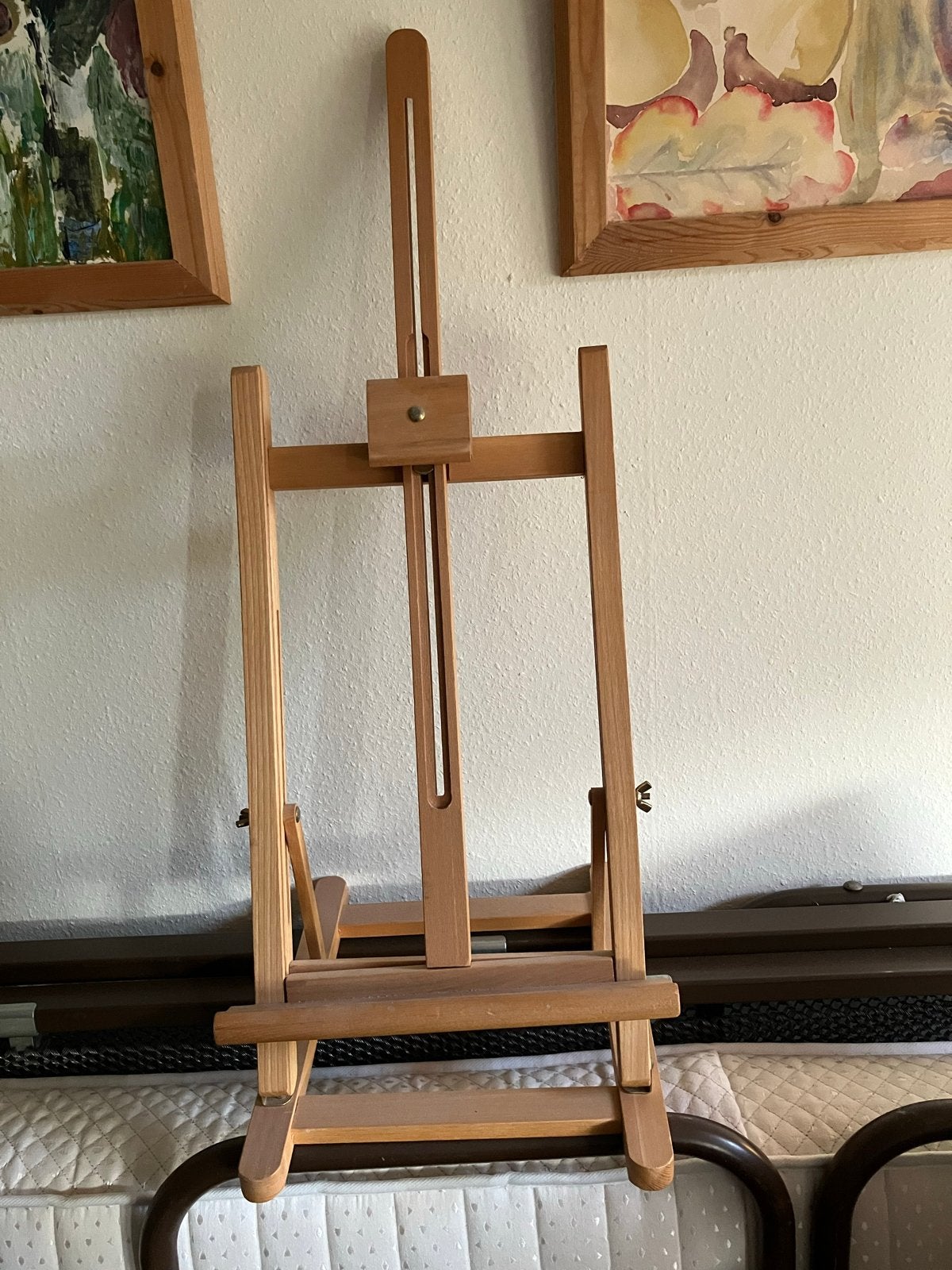Houten schildersezel - Tafelmodel, compact en verstelbaar, Ophalen, Gebruikt, Ezel