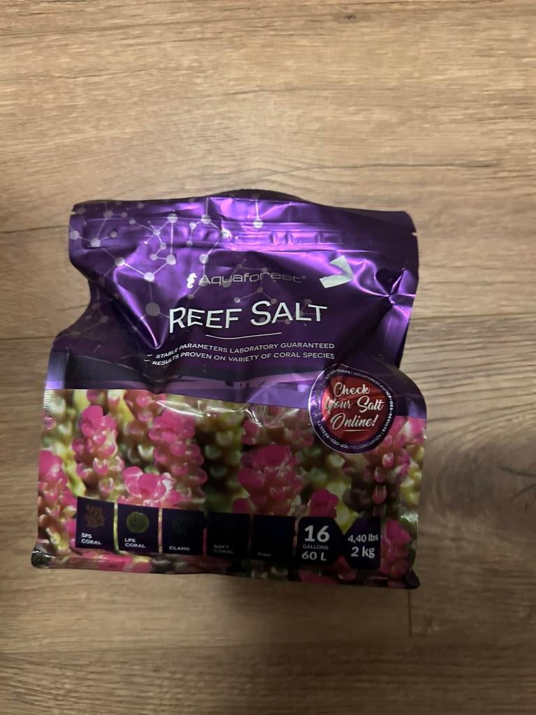 Aqua forest reef salt, Ophalen of Verzenden, Nieuw