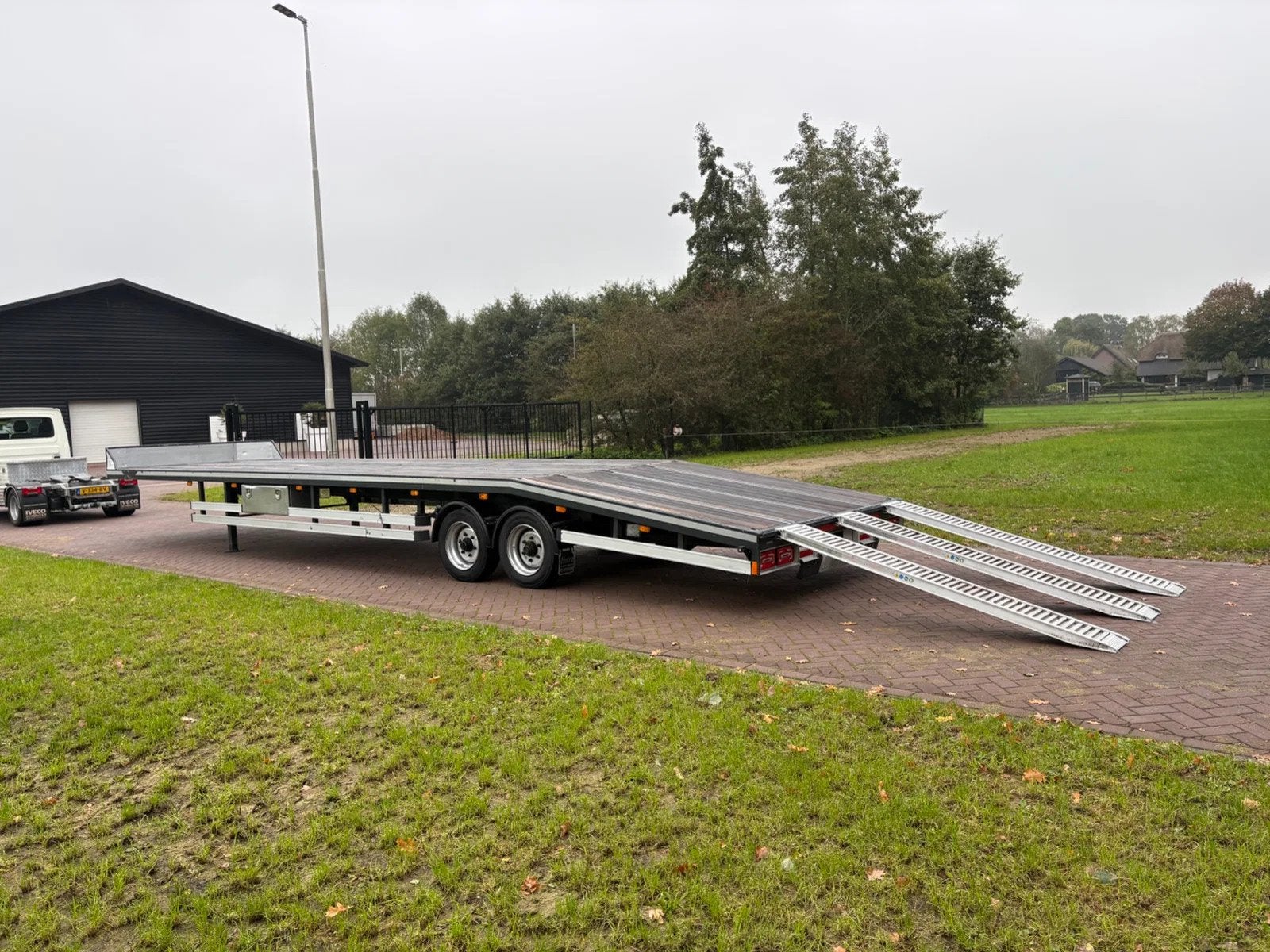 kuiper PLV Be oplegger 7 TON vlak ambulance auto transporter, Auto's, Overige brandstoffen, Bedrijf, Aanhangers en Opleggers, Te koop