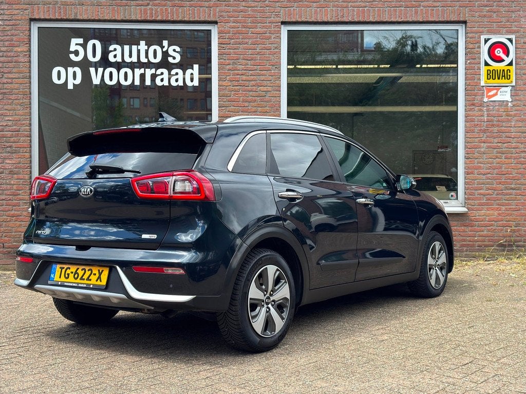 Kia Niro 1.6 GDi Hybrid BusinessLine | Navi | Carplay | Clim, Auto's, Gebruikt, Met garantie (alle), Blauw, 26 km/l