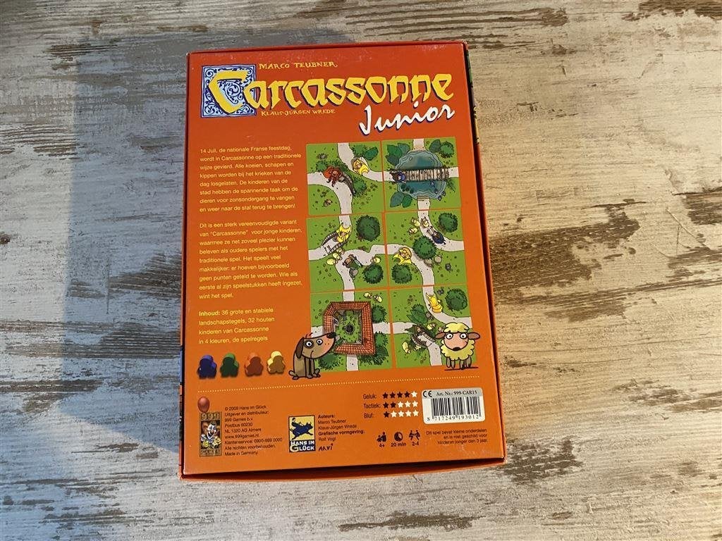 999 games Carcassonne junior [s186], Verzenden, Zo goed als nieuw