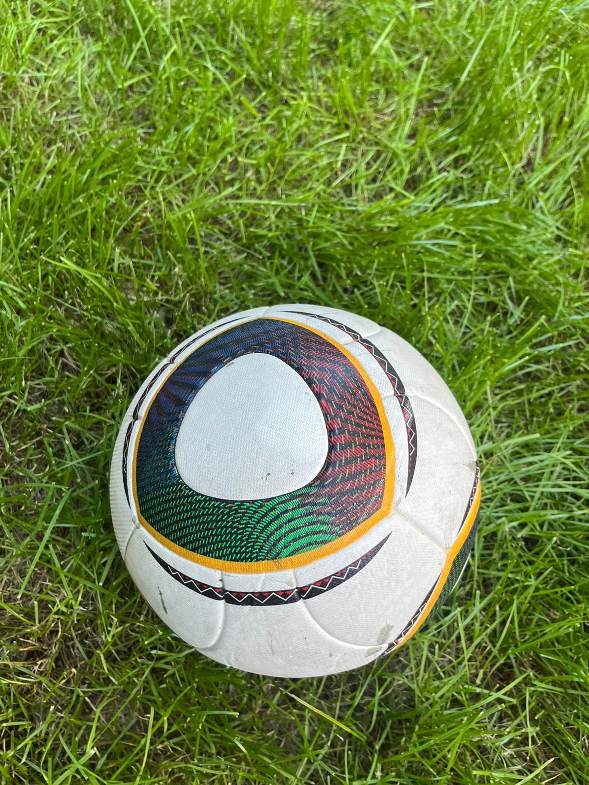 Jubulani bal, Sport en Fitness, Voetbal, Maat XL, Ophalen of Verzenden, Zo goed als nieuw, Bal