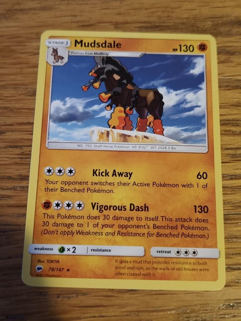 Mudsdale 078/147 burning shadows, Ophalen of Verzenden, Zo goed als nieuw, Losse kaart