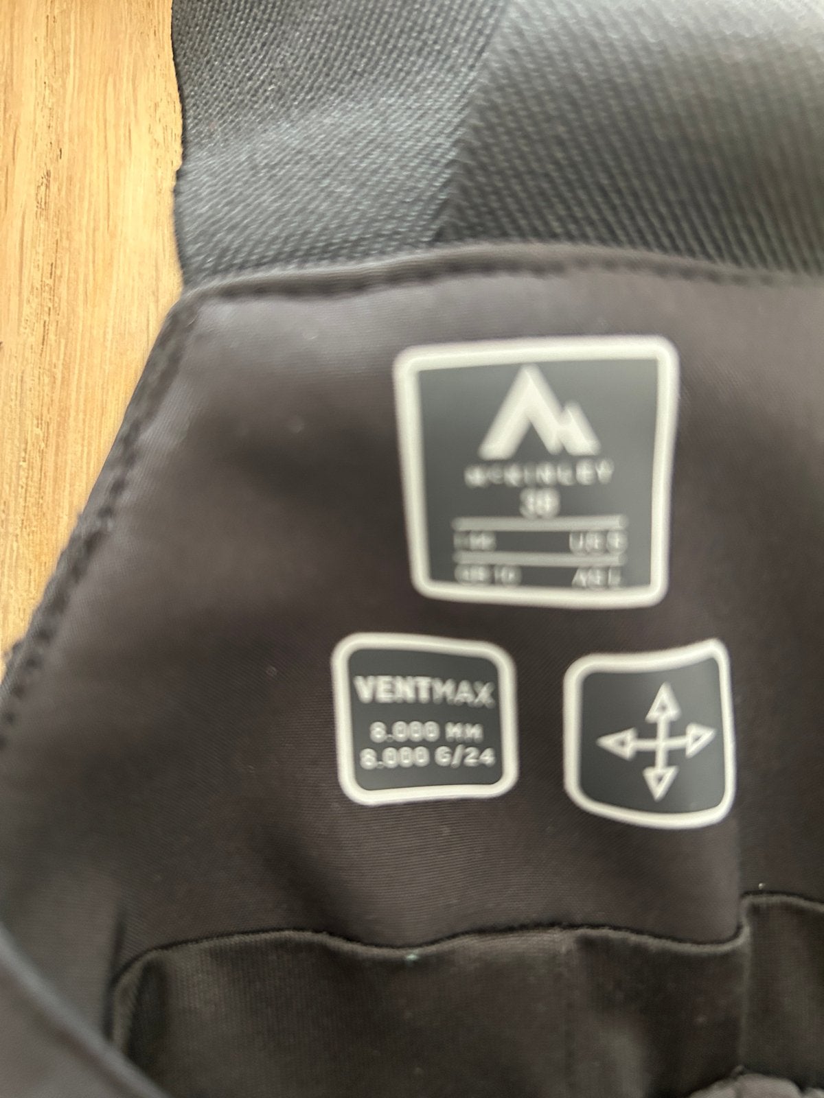 McKinley Skibroek - Maat 38 - Zwart - Ventmax, Ophalen of Verzenden, Gedragen, Maat 38/40 (M), Broek