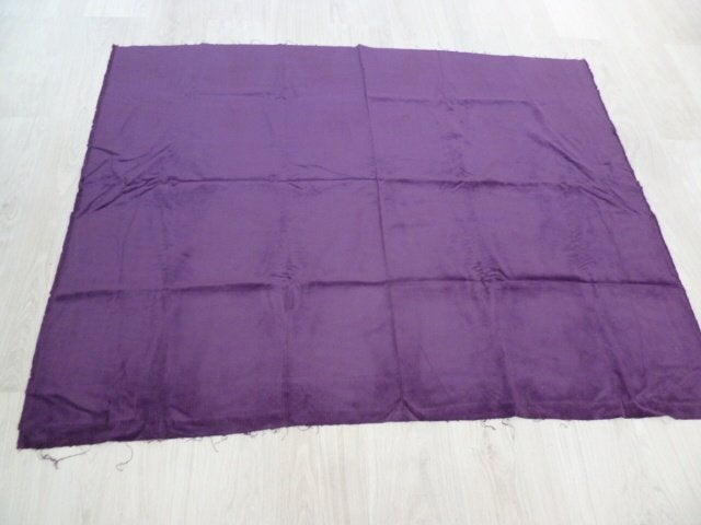 Corduroy/rib lap stof: Paars. Br. 149 cm. x L. 116 cm., Paars, Nieuw, Ophalen of Verzenden, Ribstof