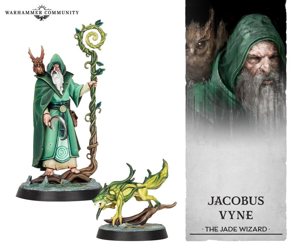 Jacobus Vyne & fox on sprue AOS, Verzenden, Zo goed als nieuw, Warhammer, Figuurtje(s)