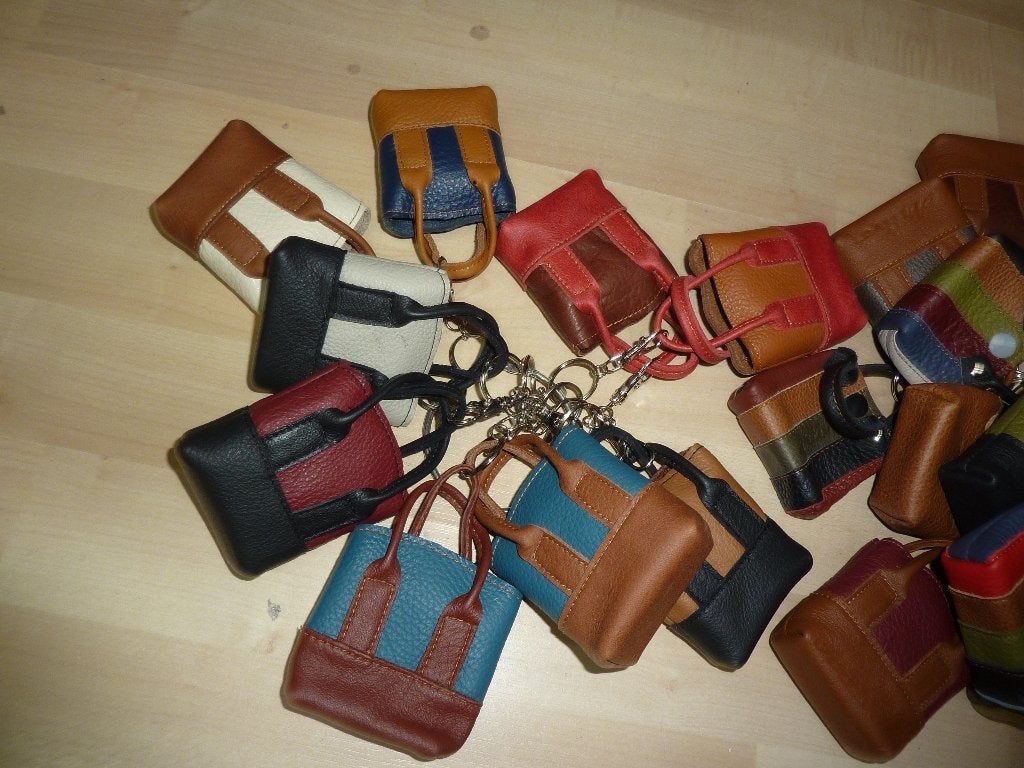 Artivo minitas sleutelhanger echt rundleer Nieuw, Verzenden, Nieuw