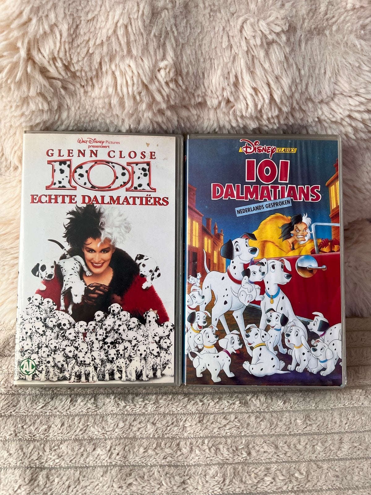 101 Dalmatiërs VHS - Disney Classics (2 stuks), Cd's en Dvd's, VHS | Film, Boxset, Gebruikt, Alle leeftijden, Kinderfilm