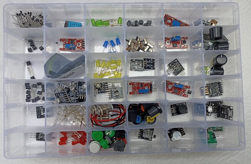 Partij Arduino sensoren, LED’s, schakelaars & modules, Hobby en Vrije tijd, Ophalen of Verzenden, Gebruikt