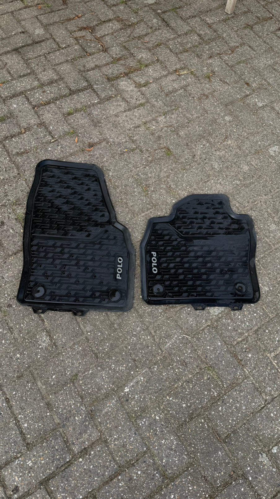 Originele Volkswagen Polo rubbermatten voor – set 2 stuks, Ophalen of Verzenden, Zo goed als nieuw