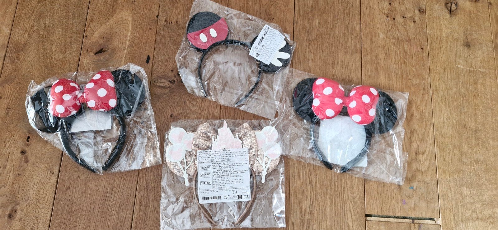 Mickey en Minnie Mouse Haarbanden - Feestelijke Accessoires, Ophalen of Verzenden, Nieuw, Feestartikel, Verjaardag