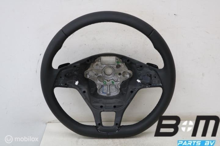Leder stuur met flippers VW Golf 7 FL 5G0419091BH, Gebruikt