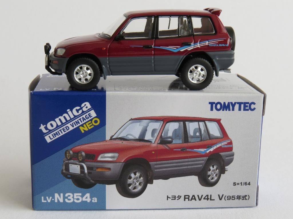 Tomica LV-N354a Toyota Rav4L V 1/64 tomy, Ophalen of Verzenden, Nieuw, Auto