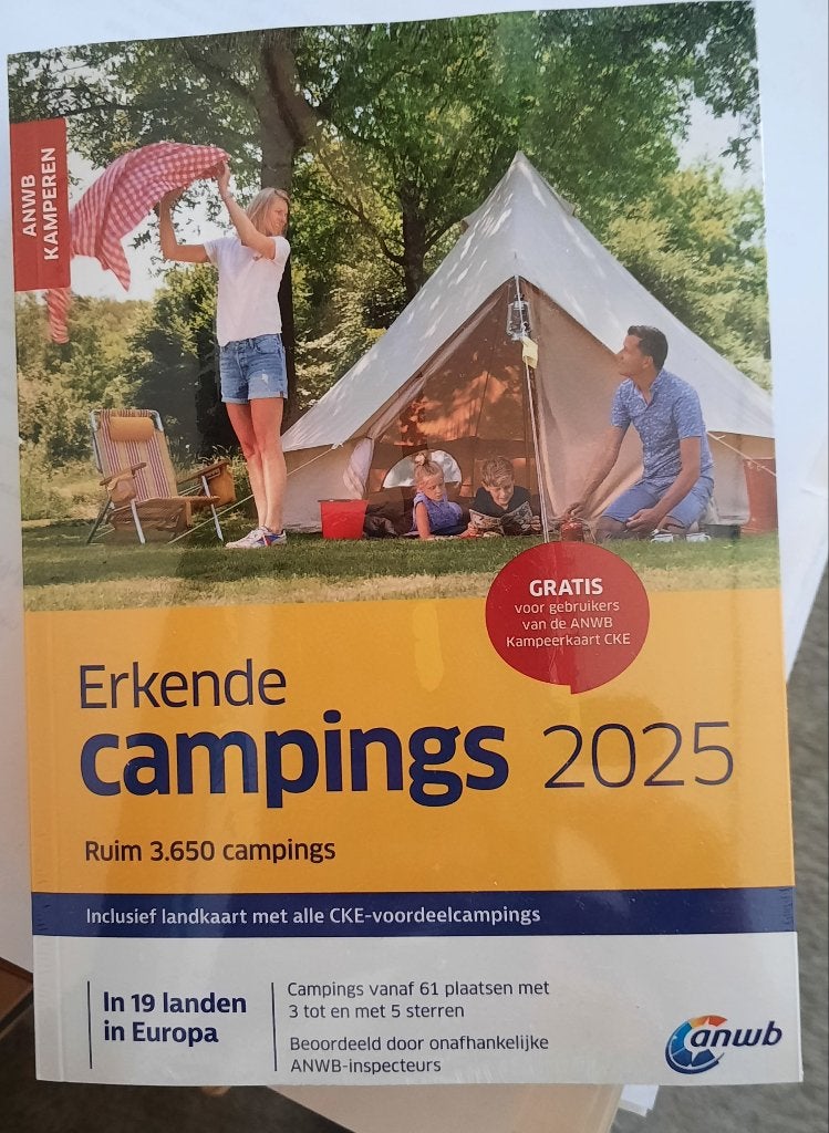 Erkende Campings 2025 - Anwb - Paperback, ANWB, Europa, Nieuw, Ophalen of Verzenden