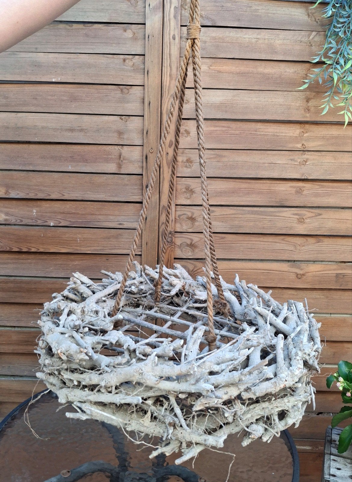 KRANS grote takkenkrans 'kroonluchter' decoratie verlichting, 50 cm, Ophalen, Gebruikt, Krans