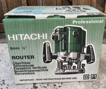Hitachi M8 Bovenfrees - Zo goed als nieuw, Doe-het-zelf en Verbouw, Gereedschap | Freesmachines, Ophalen of Verzenden, Zo goed als nieuw