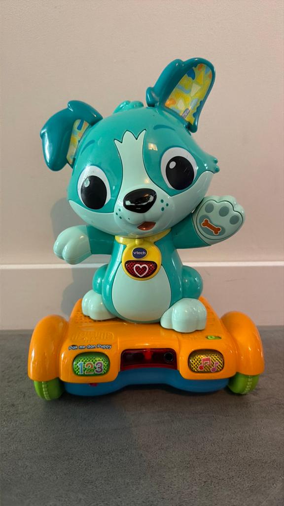 Vtech pak me dan puppy, Ophalen of Verzenden, Zo goed als nieuw, 6 maanden tot 2 jaar