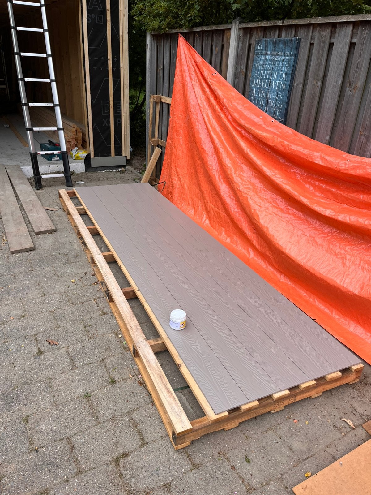Cedral Lap Wood Kiezelsgrijs C77 & Retoucheerverf, Doe-het-zelf en Verbouw, Hout en Planken, Minder dan 25 mm, Nieuw, Ophalen of Verzenden