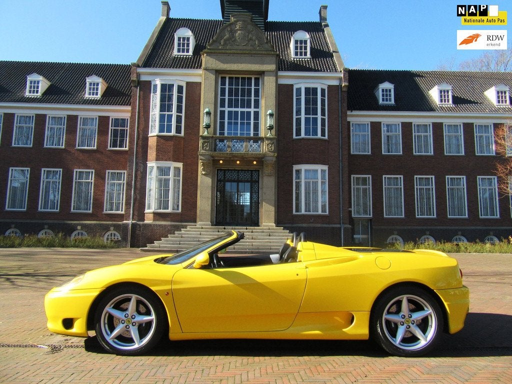 Ferrari 360 3.6 V8 Spider F1 2001 ORIG NL A/Z HISTORY, Automaat, Achterwielaandrijving, Gebruikt, Cabriolet