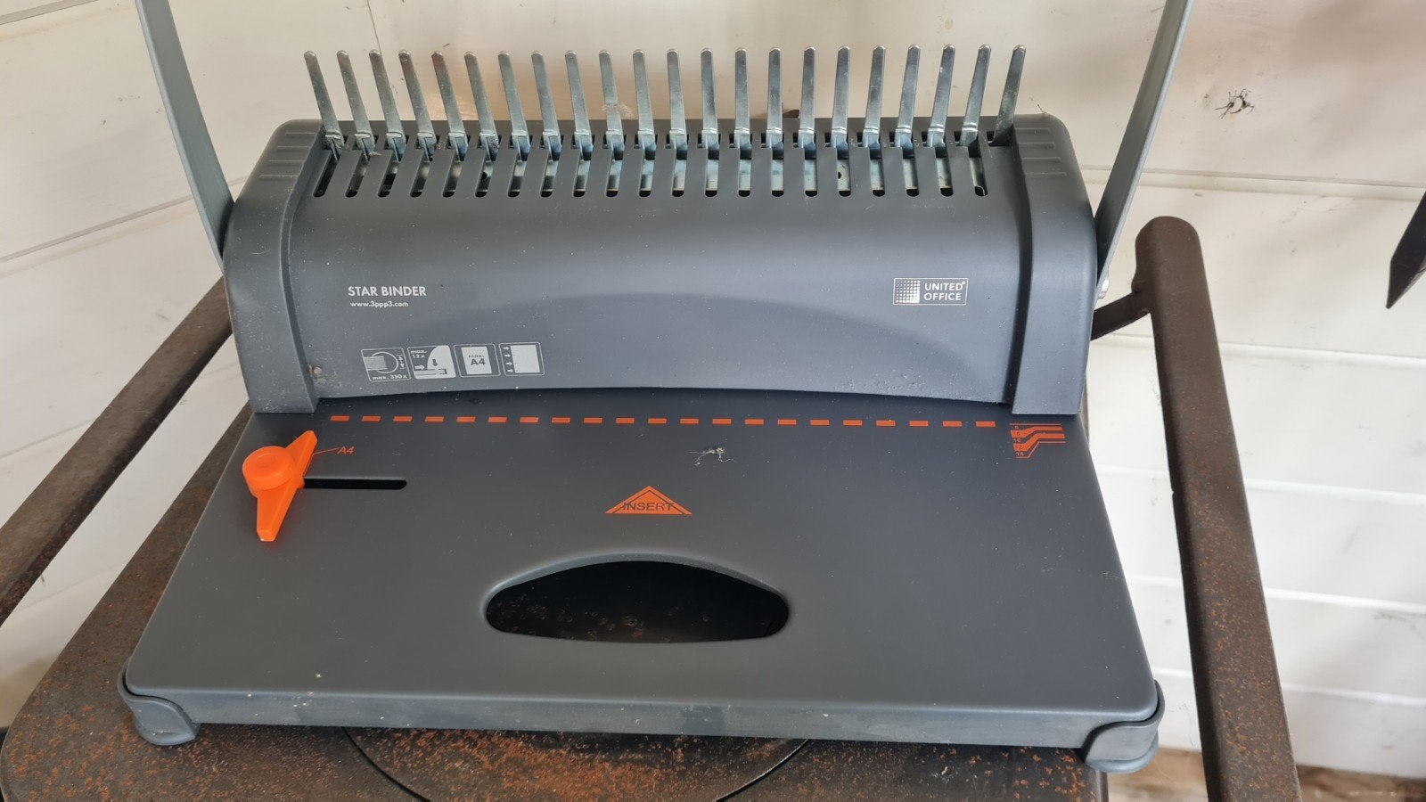 Bindmachine Star Binder met CombBind bindruggen, Ophalen, Gebruikt