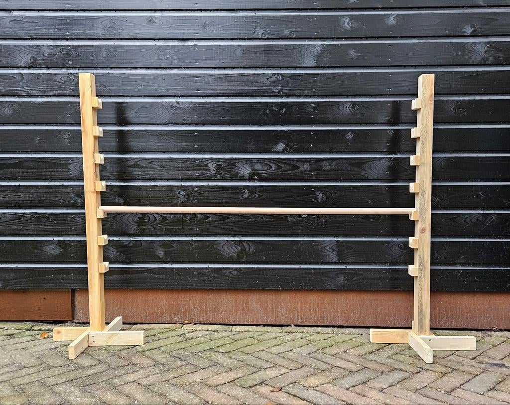 Leuke hobbyhorse hindernis.
In hoogte verstelbaar., Ophalen of Verzenden, Springen