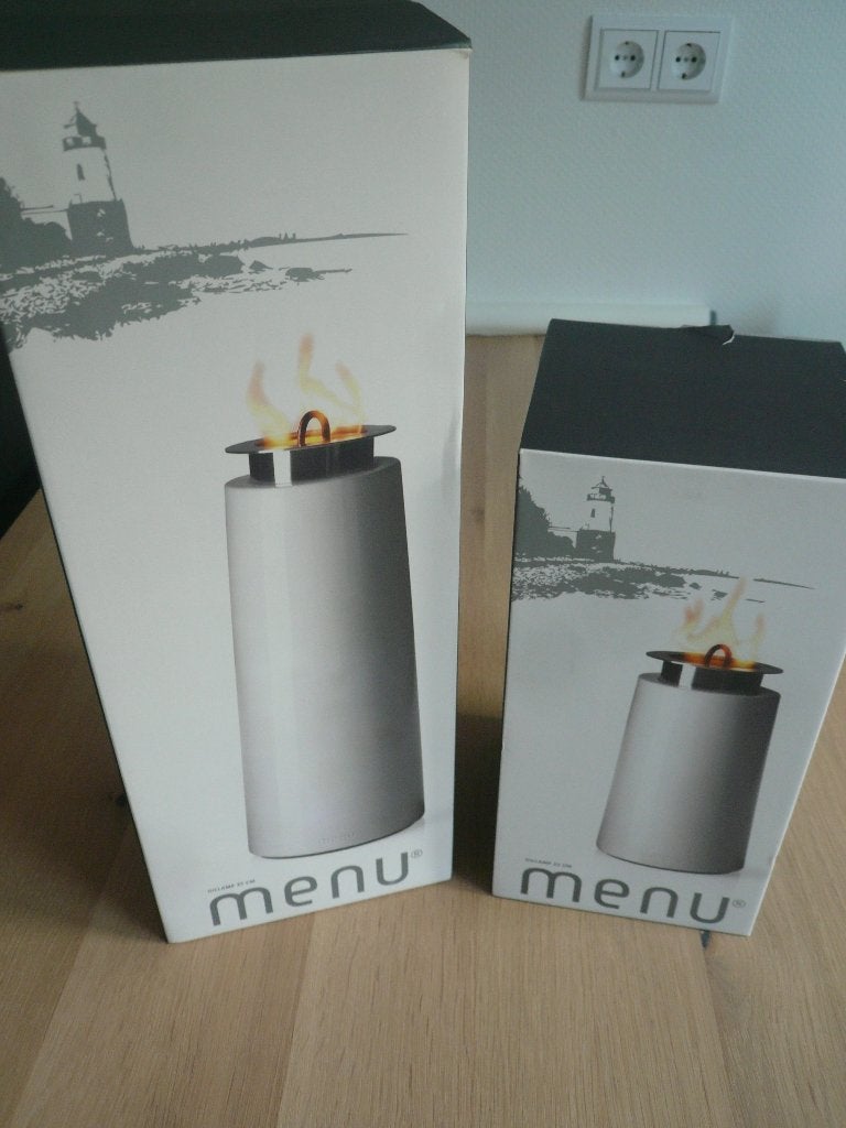 2 stuks Menu Lighthouse olielampen, Tuin en Terras, Ophalen of Verzenden, Zo goed als nieuw