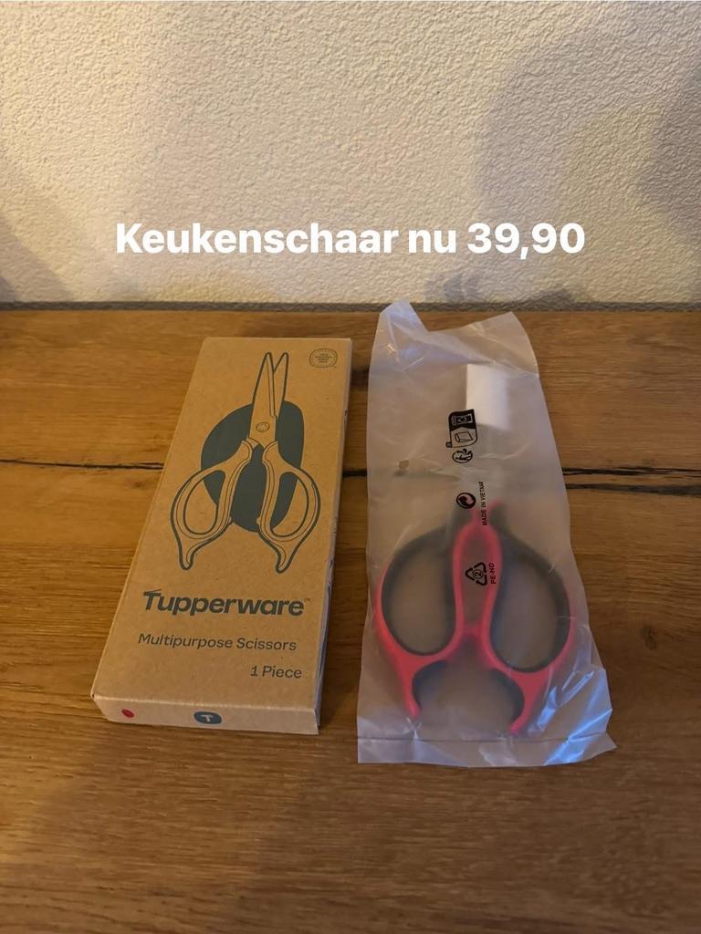Tupperware keukenschaar, Ophalen of Verzenden, Nieuw, Rood, Overige typen