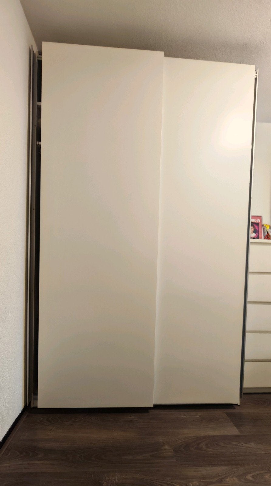 2 Witte Ikea Pax schuifdeuren 150x236cm, Ophalen, 200 cm of meer, 50 tot 100 cm, Zo goed als nieuw