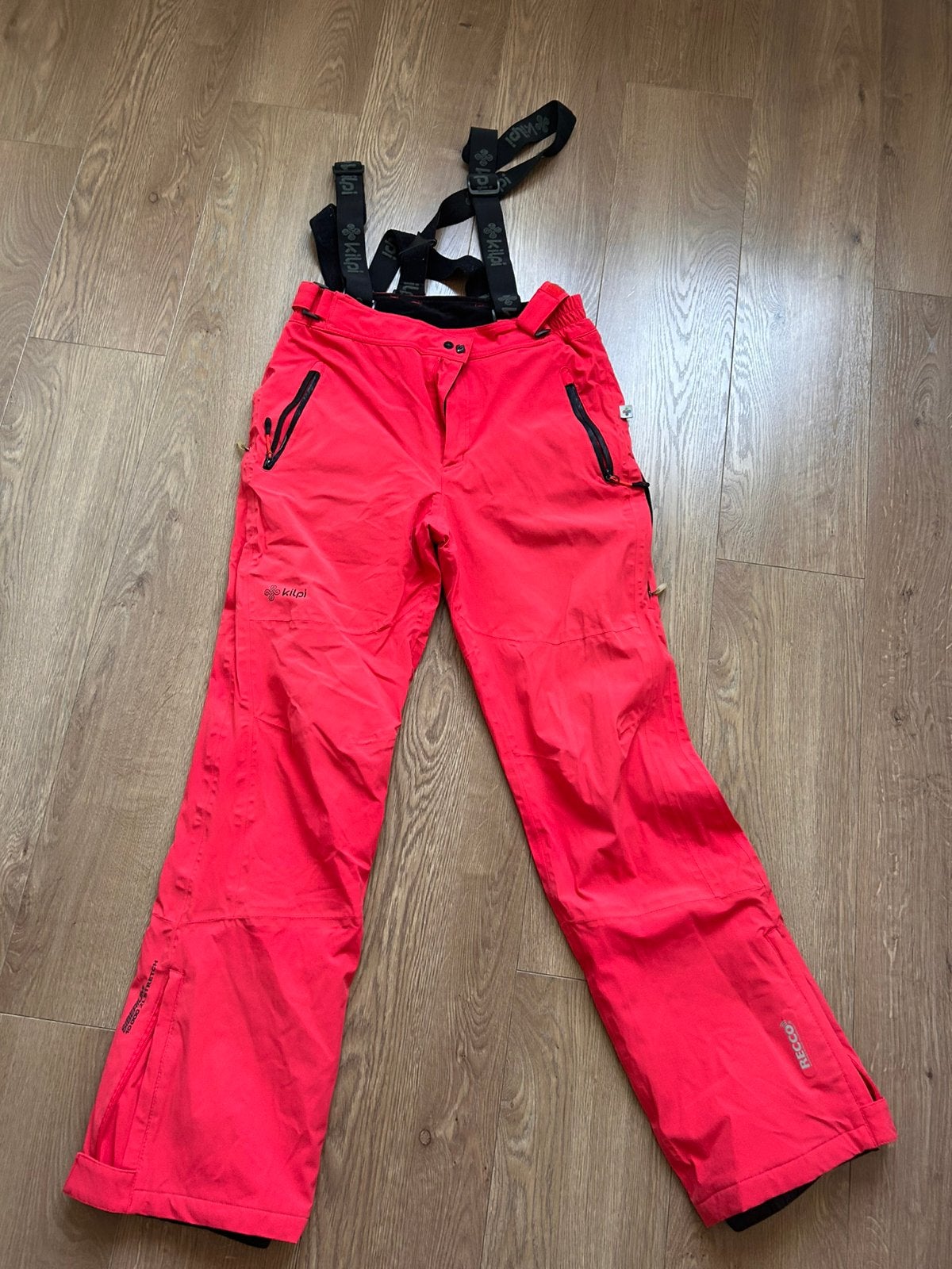 Skibroek heren M rood Kilpi, Ophalen, Gedragen, Maat 48/50 (M), Broek