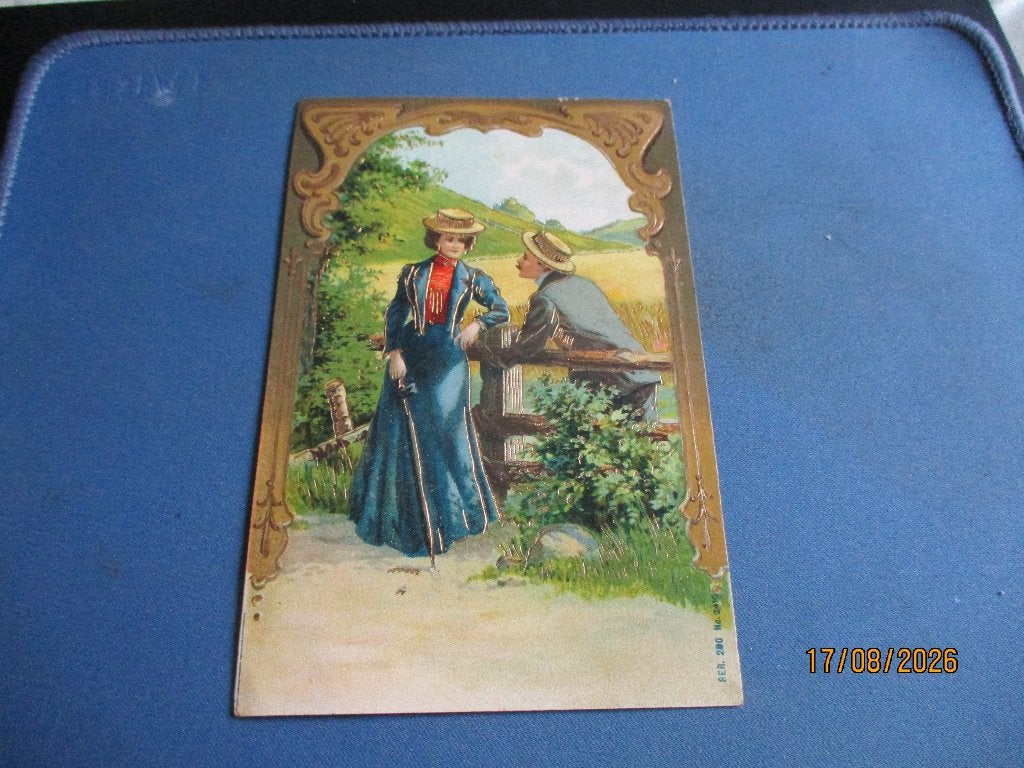 44 fantasie, Verzamelen, Ansichtkaarten | Themakaarten, Ophalen of Verzenden, Voor 1920, Gelopen, Overige thema's
