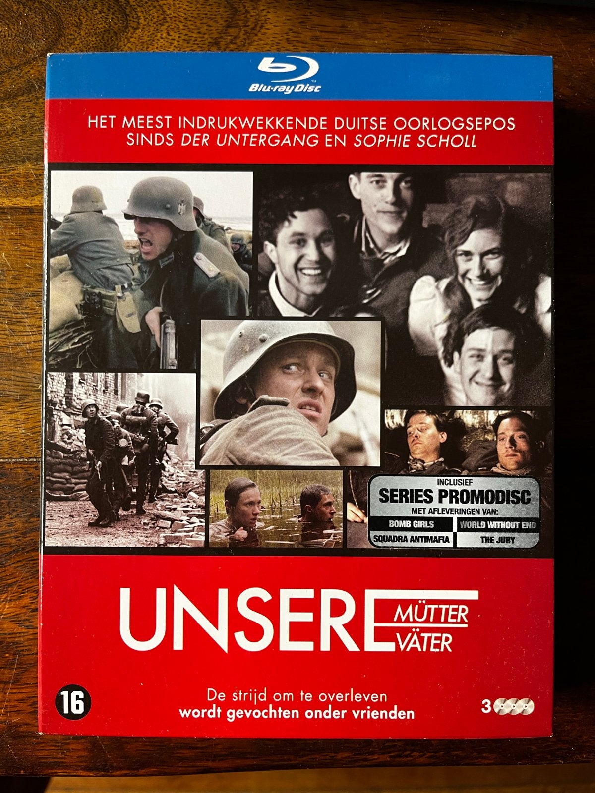 Unsere Mütter, Unsere Väter - Blu-ray Disc, Vanaf 16 jaar, Ophalen of Verzenden, Gebruikt, Bonusmateriaal