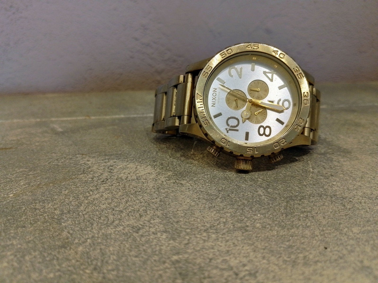 Zeer fraaie Nixon 51-30 XXL watch!, Sieraden, Tassen en Uiterlijk, Horloges | Heren, Overige merken, Staal, Staal, Polshorloge